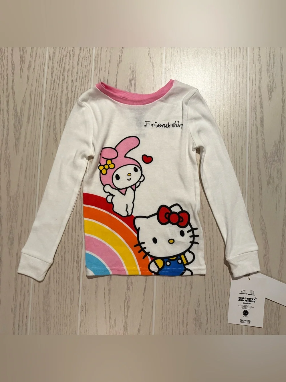 Hello Kitty‎ & Friends Sanrio 4 Piece Pajama Set Girls 3T NWT